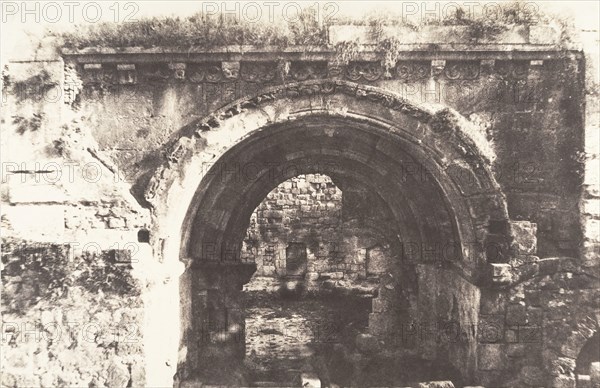 Jérusalem, Sainte-Marie-la-Grande, Portail, 1854.