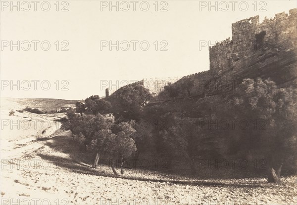 Jérusalem, Côté Nord de Jérusalem, 1854.