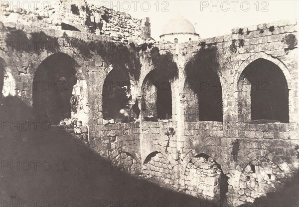 Jérusalem, Sainte-Marie-la-Grande, Cloitre, 1854.