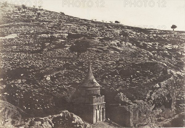 Jérusalem, Vallée de Josaphat, Faces Ouest et Nord, 1, 1854.