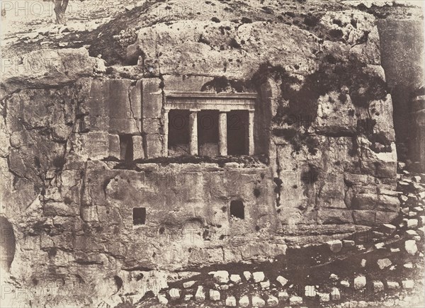 Jérusalem, Vallée de Josaphat, Tombeau de St. Jacques, 1854.