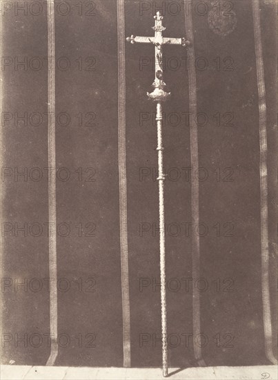 Jérusalem, croix en argent ciselé, donnée par Louis XIII à l'Eglise du Saint Sépulcre, 1854.