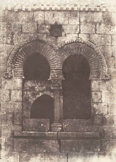 Jérusalem, Escalier arabe de Sainte-Marie-la-Grande, Détails de la partie supérieure, 1854.