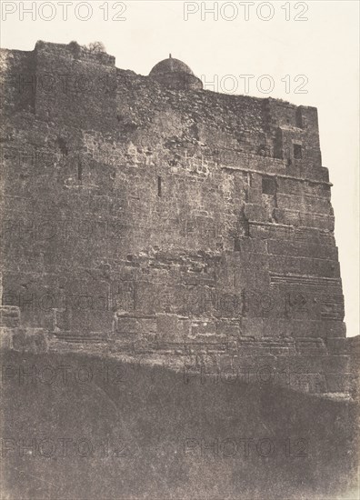 Jérusalem, Enceinte du Temple, Face Sud de l'angle Sud-Est, 1854.