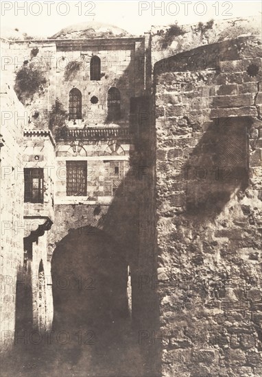 Jérusalem, Maison du mauvais riche, 1854.
