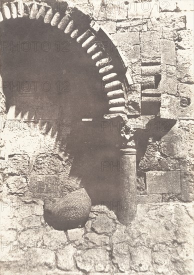 Jérusalem, Saint-Sépulcre, Porte Ouest, 1854.