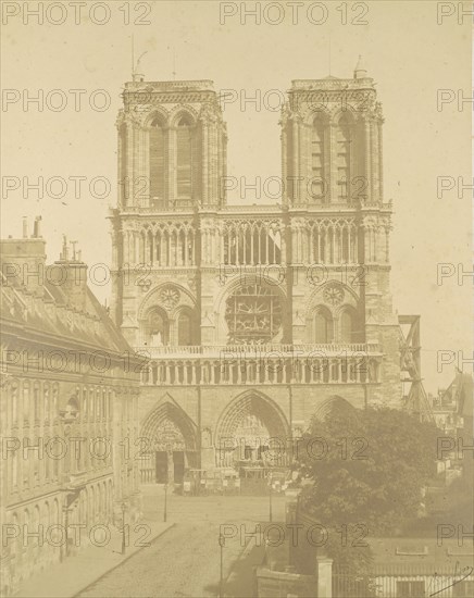 Notre Dame, Paris, 1850s.