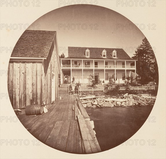 Warm Springs Hotel Lake Tahoe, ca. 1878.