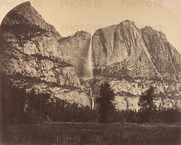 2637 Ft. Yosemite Fall, Front View, 1861.
