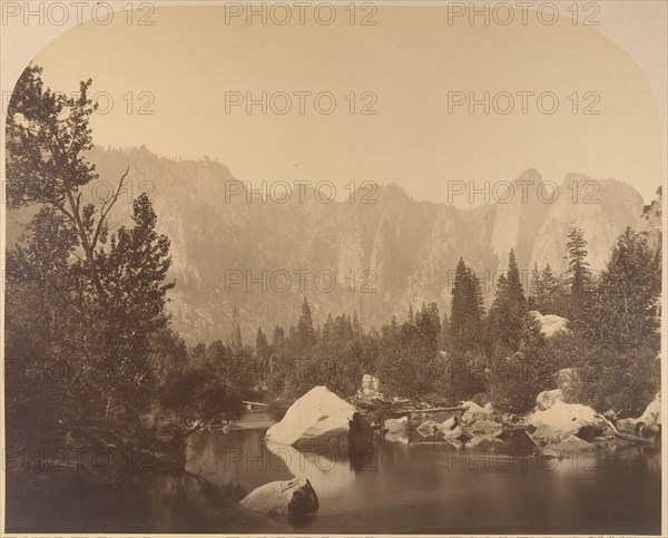 Cathedral Rock, Down the Valley, 1861.