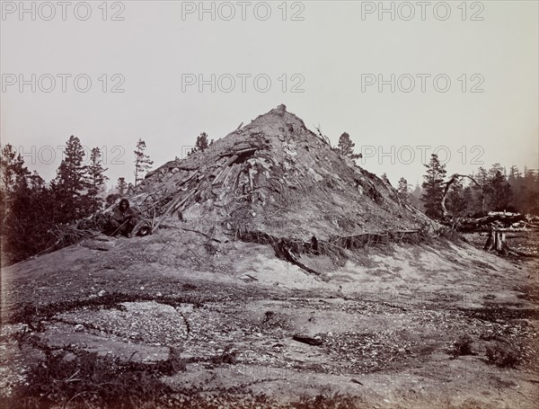 Indian Sweat House, Mendocino County, California, 1863.