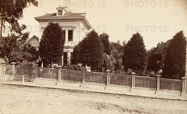 Residence of Charles Bernard. 312 Oak Street, San Francisco, California, ca. 1876.