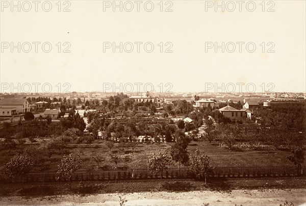 Oakland, from Military Academy, 1864, printed ca. 1876.