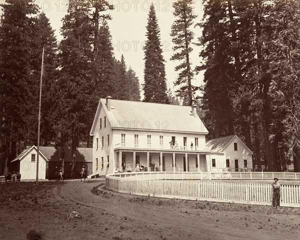 Mammoth Grove Hotel, ca. 1872, printed ca. 1876.