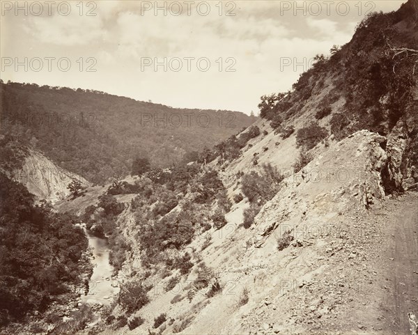 Sulphur Creek and Road to Geysers, 1868-70, printed ca. 1876.