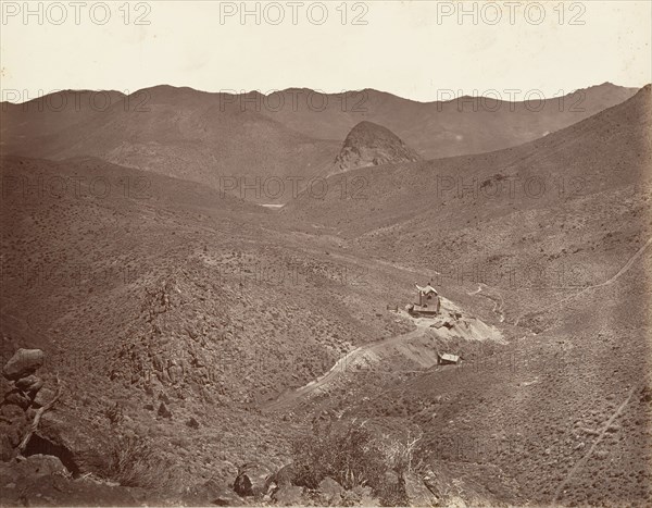 Sutro Tunnel Shaft No. 2, 1875, printed ca. 1876.