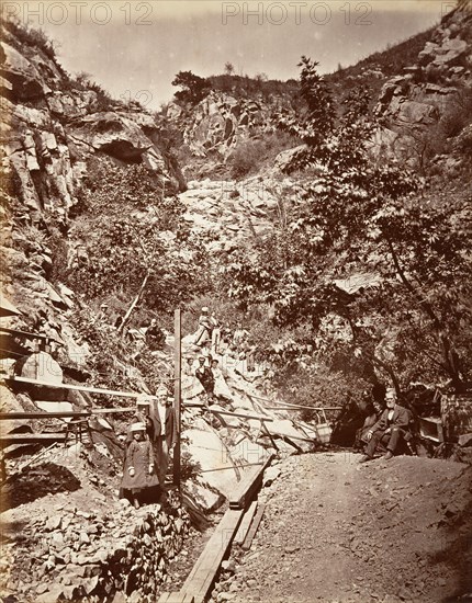 Hot Sulphur Springs, Santa Barbara, 1876, printed ca. 1876.