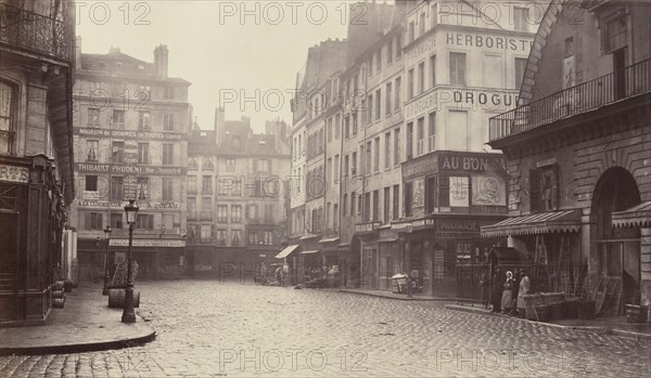 Rue de la Lingerie, de la rue Berger, 1860s-70s.