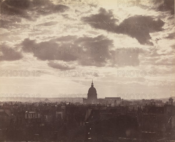 [Cloud Study over Paris], 1850s.