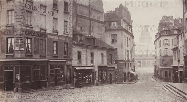 Rue du Haut-Pave (Pantheon in Distance), 1865-69.