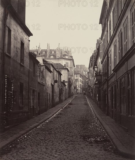 Rue Neuve-Coquenard (from the Rue Lamartine), 1870s.