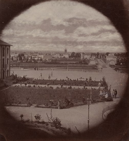 Asile impériale de Vincennes, vue de Charenton, 1858-59.