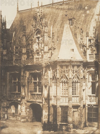 Tourelle du Palais de Justice, Rouen, 1852-54.