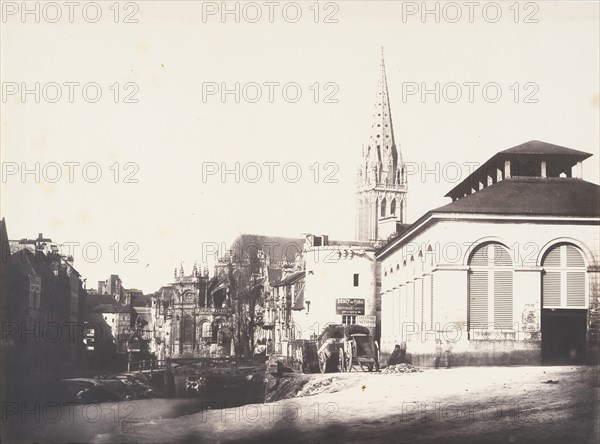 Poissonerie, Caen, 1852-54.