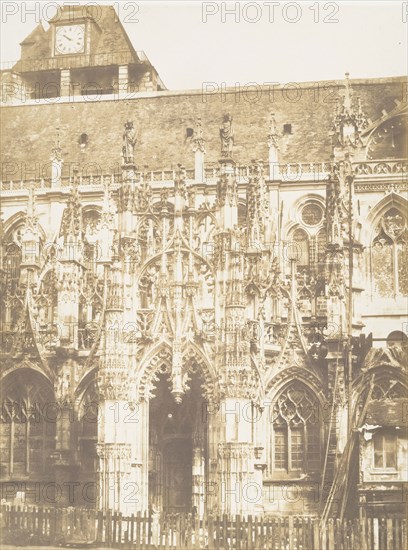 Portail de la Cathédrale de Louviers, 1852-54.