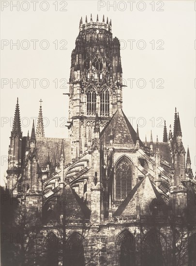 Tour de Saint-Ouen, Rouen, 1852-54.