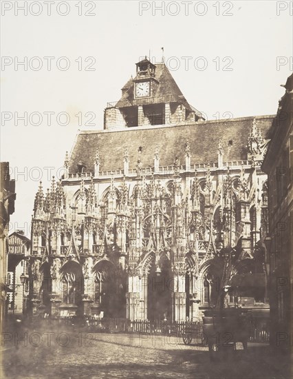 Cathédrale de Louviers, vue générale, 1852-54.