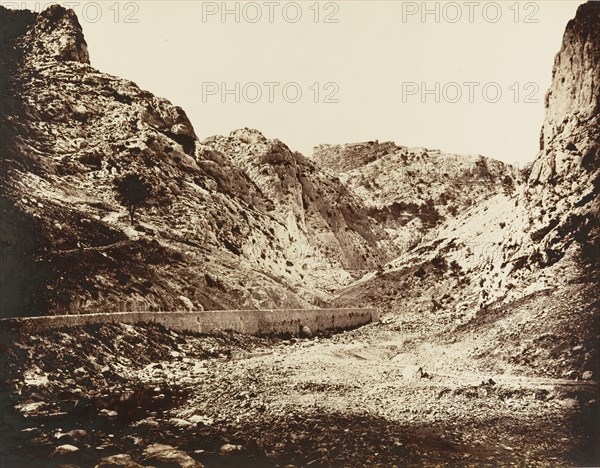 Gorges d'Ollioules, ca. 1860.