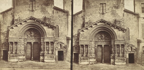 [Portal, Church of Saint-Trophime, Arles], ca. 1864.