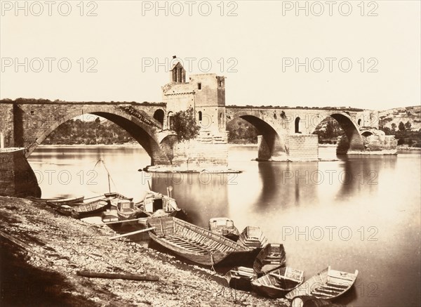 Avignon, Pont St. Bénezet, ca. 1864.
