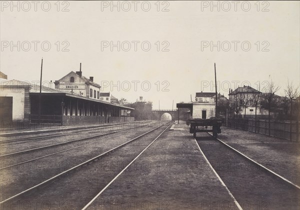 Gare d'Enghien, 1855.