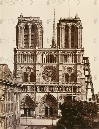 Notre-Dame (façade), 1860s.