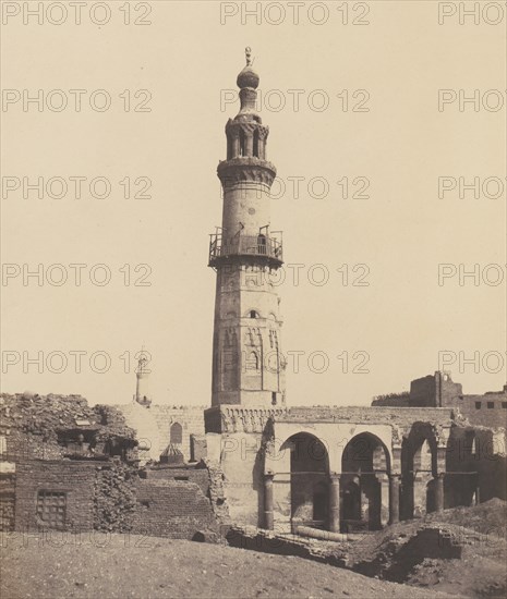 Djirdjeh, Mosquée en Ruines Sur le Bord du Nil, 1851-52, printed 1853-54.
