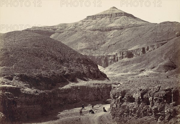 Valley of the Tombs of the Kings, Thebes, 1857.