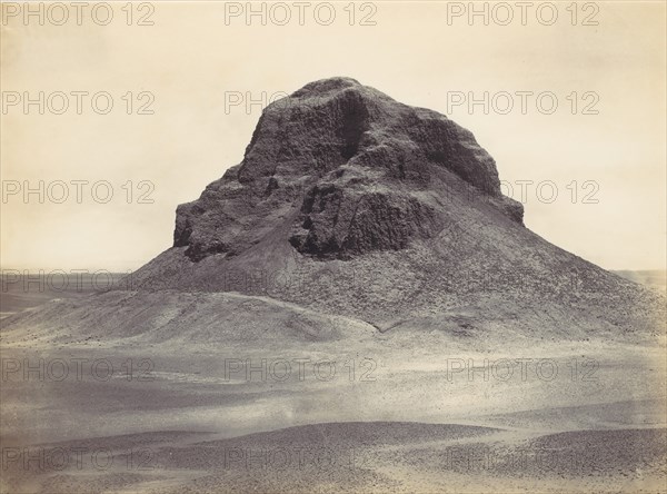 Pyramid at Dahshûr, ca. 1857.