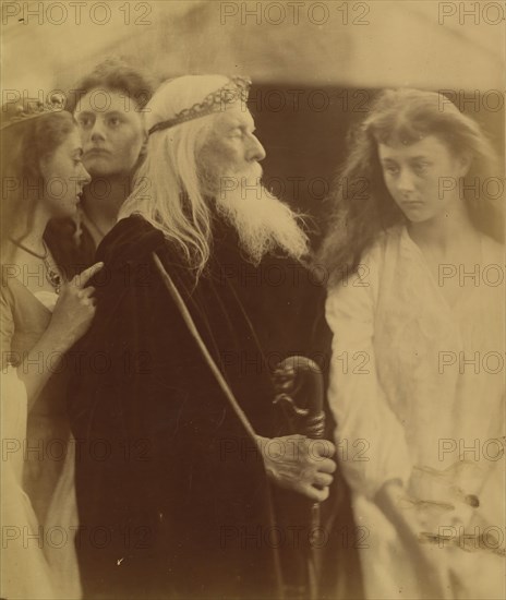 King Lear Alotting His Kingdom to His Three Daughters, 1872.