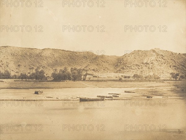 Vue prise au Sud-Est de Philae - Cherk-el-Hesseh, 1849-50.