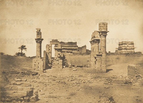 Ruines du Temple d'Herment (Hermentis), 1849-50.
