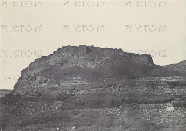 Nubie. Forteresse D'Ibrym (Ancienne Premmis). Vue prise au sud., 1850.