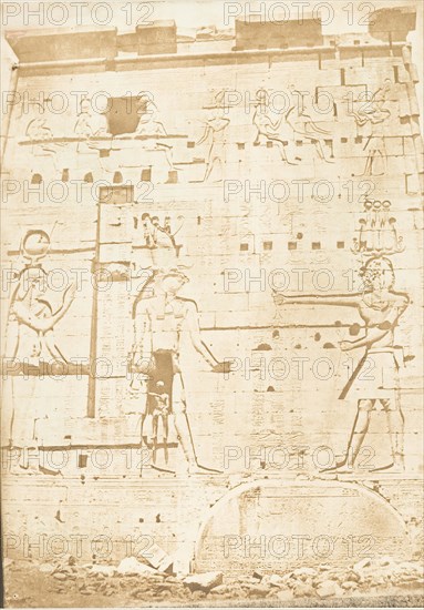 Second Pylone du Temple d'Isis, à Philae, April 13, 1850.