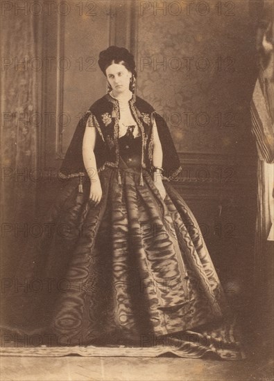 La robe de moiré, 1860s.