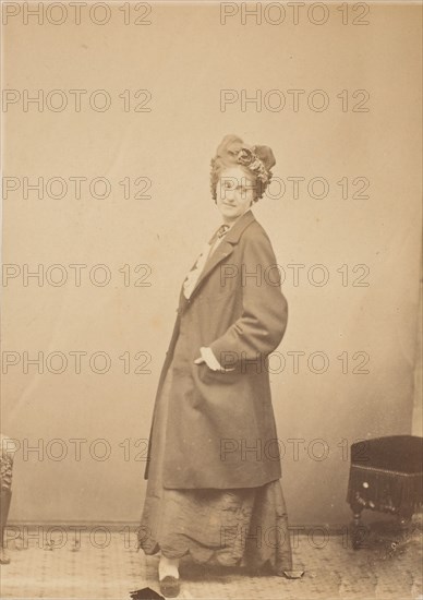 Le pardessus dècoré, 1860s.