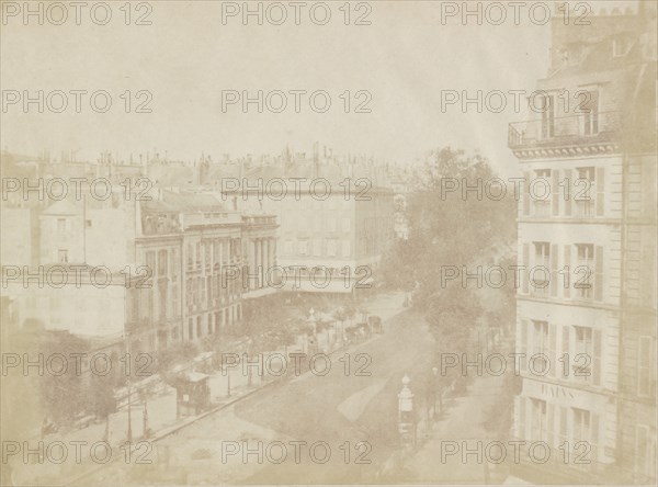 View of the Boulevards at Paris, May 1843.