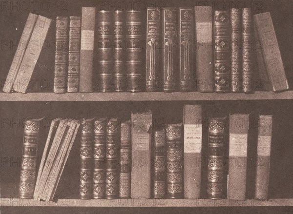 A Scene in a Library, before March 22, 1844.