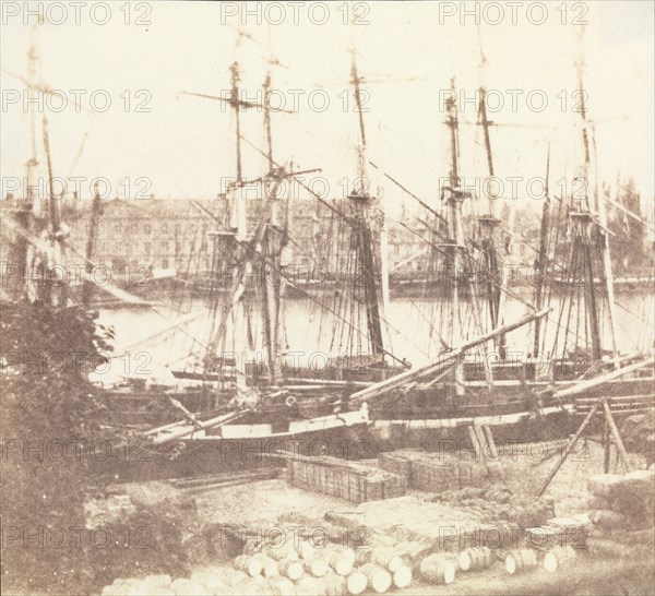 The Seine at Rouen, May 1843 .