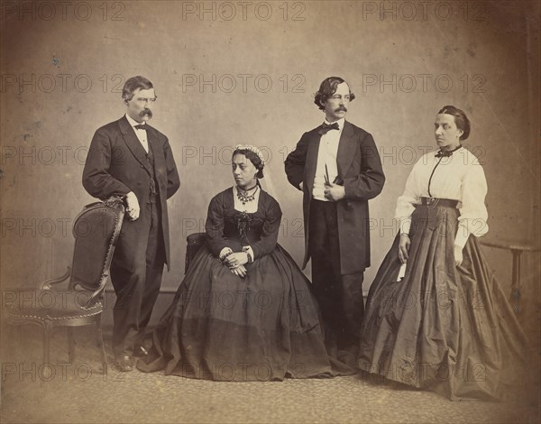 Queen Emma of Hawaii and Her Entourage, 1865.